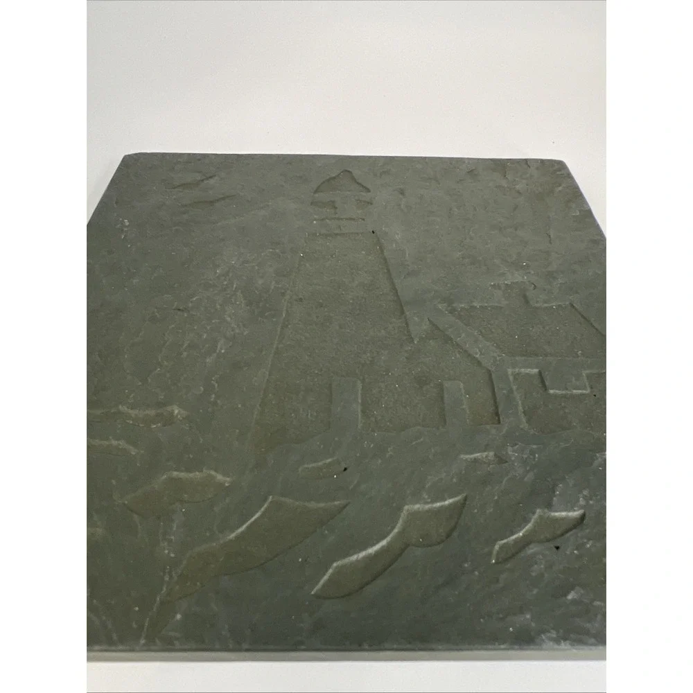 Slate Lighthouse Trivet 5.75